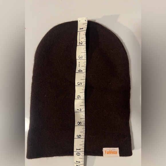 FanVince Dark Brown Knit Beanie - Picture 4 of 4